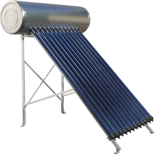 Panou solar compact 12 tuburi vidate HEAT PIPE PANOSOL PS 150 cu suport terasa
